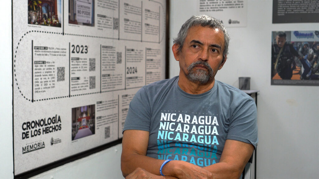 Gonzalo Carrión durante la entrevista con REALIDADES